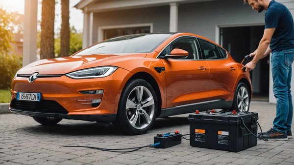 Remplacement rapide de batterie de voiture électrique à domicile